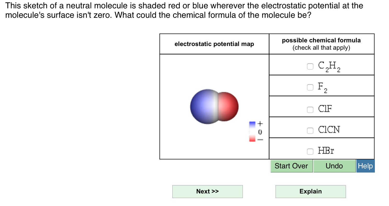 Solved This sketch of a neutral molecule is shaded red or | Chegg.com