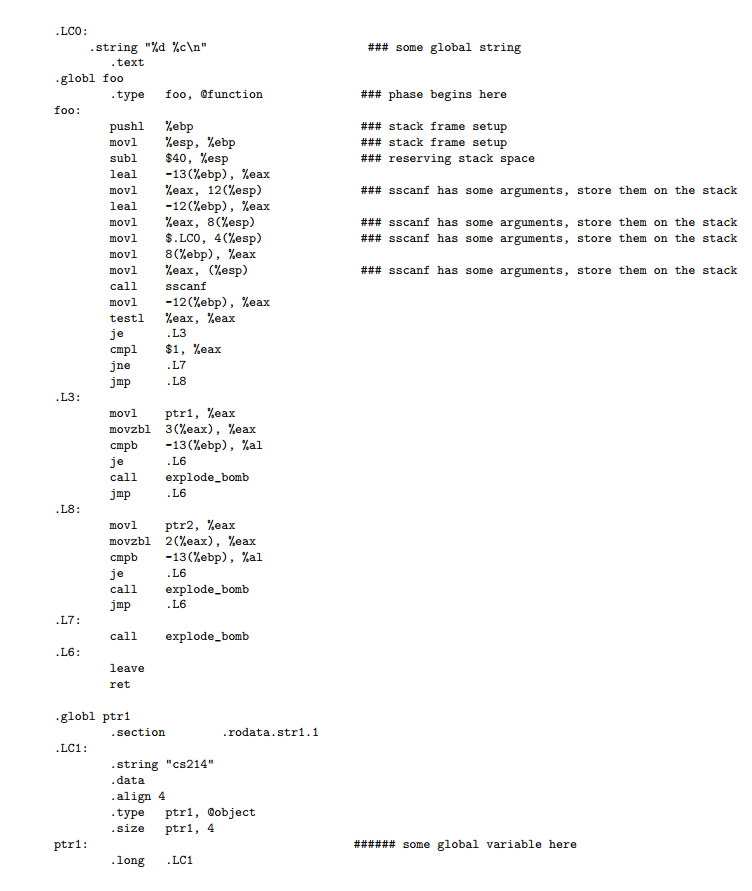 Solved As with the bomblab, you have to devise the inputs to | Chegg.com