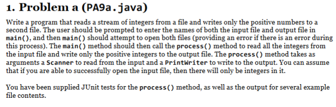 Solved Write a program that reads a stream of integers from | Chegg.com