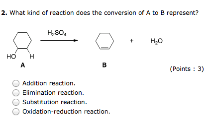 Solved 2. What kind of reaction does the conversion of A to | Chegg.com