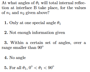 Solved Consider a light ray traveling from medium 1 to | Chegg.com