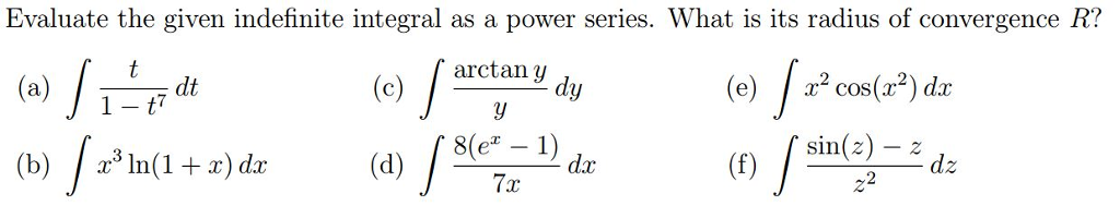 Solved Evaluate the given indefinite integral as a power | Chegg.com