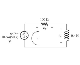 Solved Find the phasor for the current of the circuit shown | Chegg.com