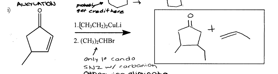 Solved get credit here. 1.(CH3CH2 2CuLi only lo can do | Chegg.com