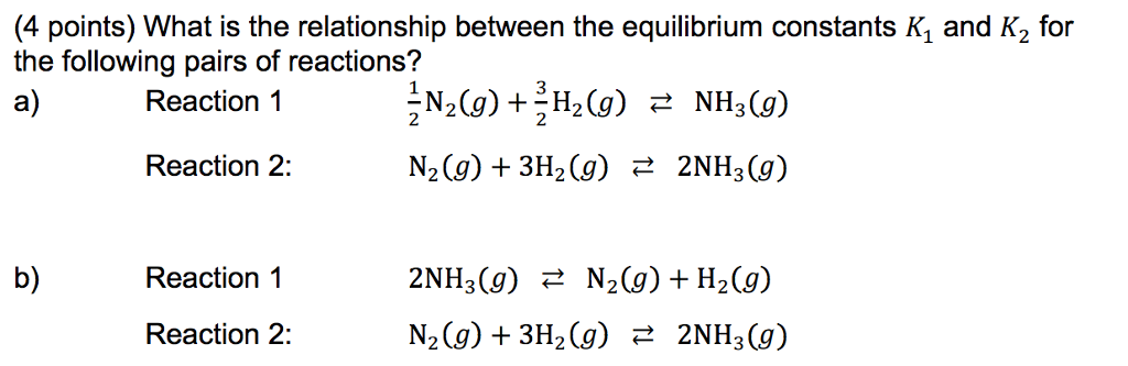 Solved (4 points) What is the relationship between the | Chegg.com