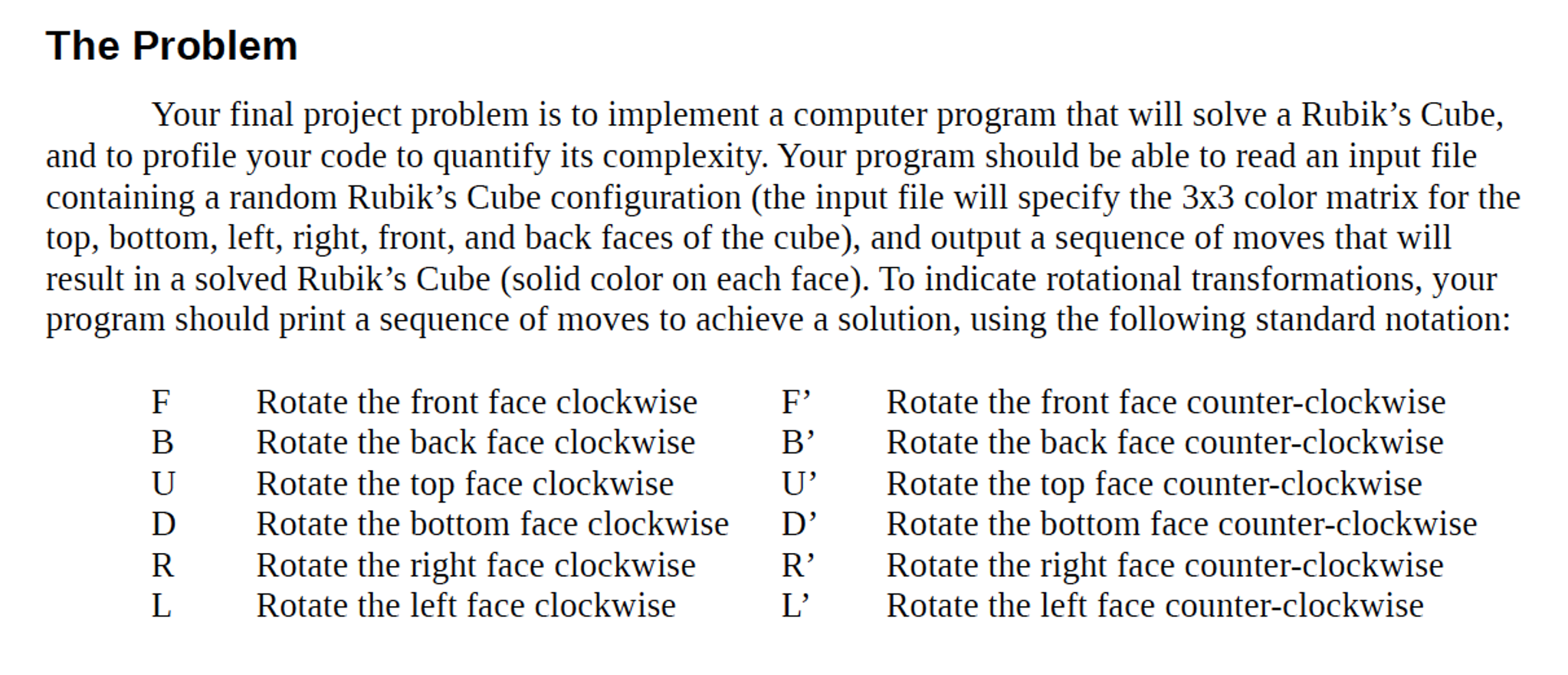 For example, this Rubik's Cube configuration can be | Chegg.com