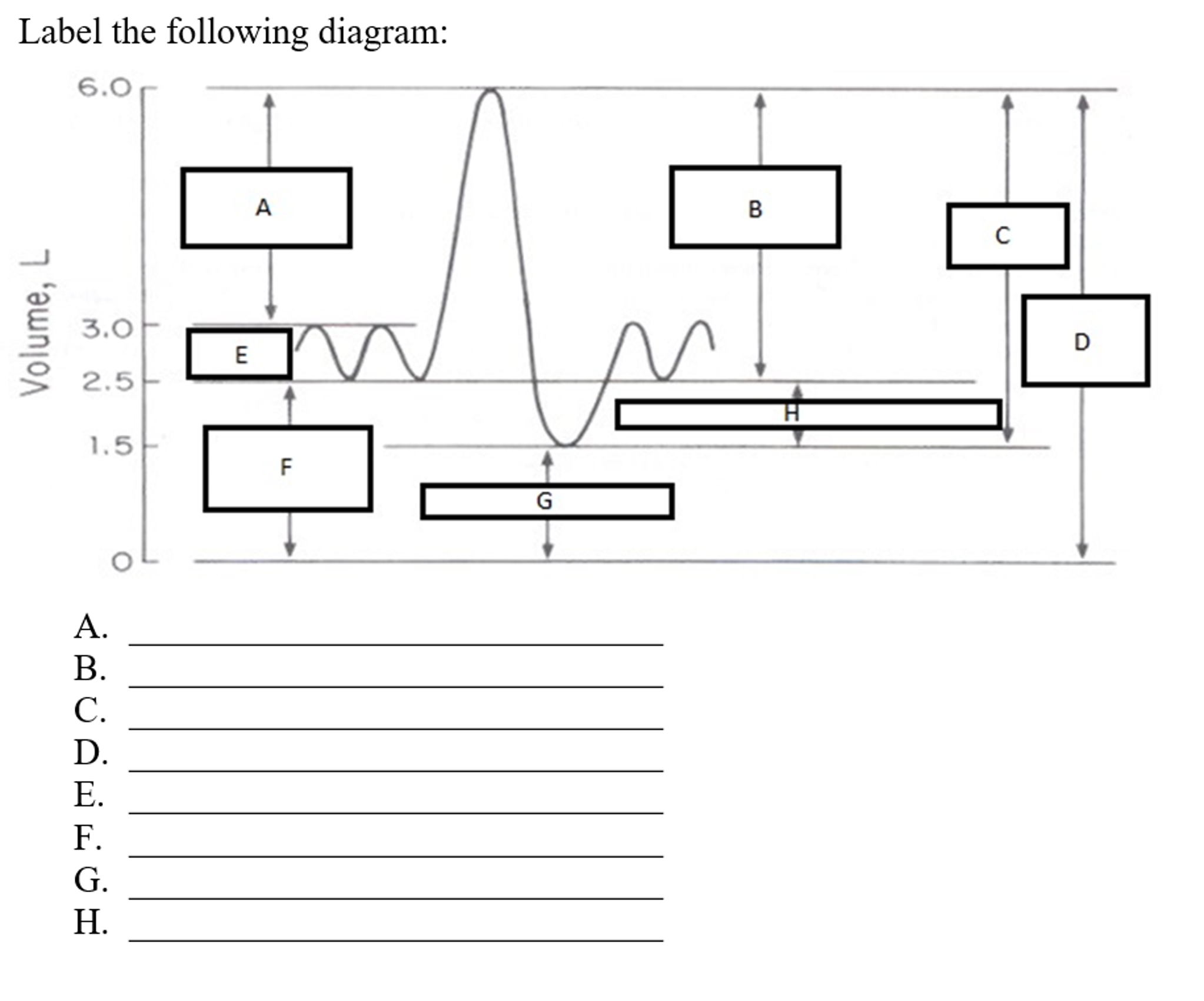 Solved Label the following diagram: | Chegg.com