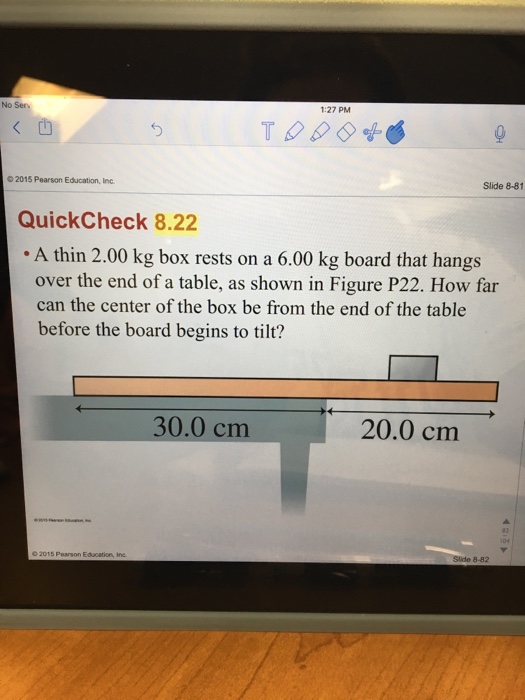 Solved A thin 2.00 kg box rests on a 6.00 kg board that