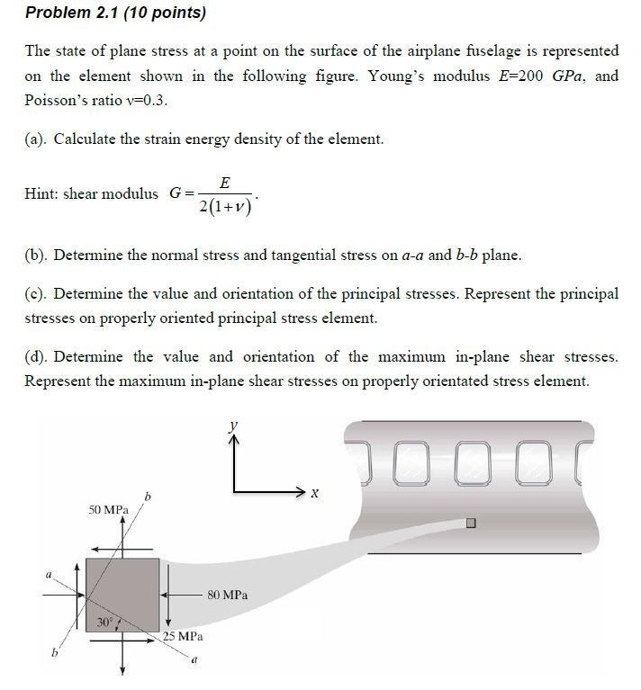 the-state-of-plane-stress-at-a-point-on-the-surface-chegg