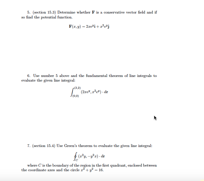 Solved Determine Whether F Is A Conservative Vector Field