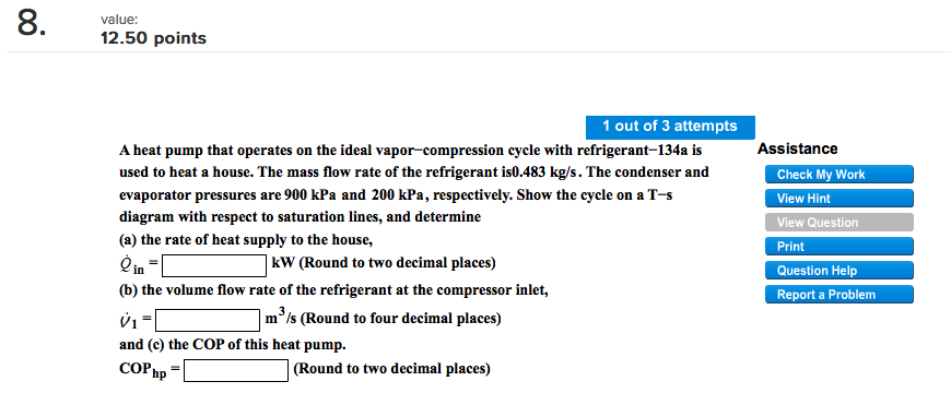 Solved value: 12.50 points 1 out of 3 attempts Assistance A | Chegg.com