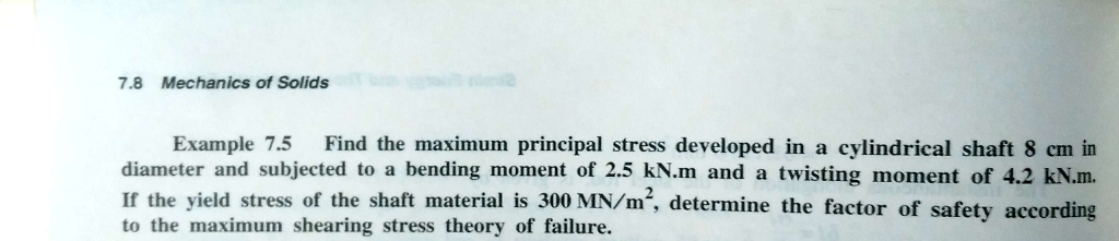 Solved Mechanics of Solids Find the maximum principal | Chegg.com