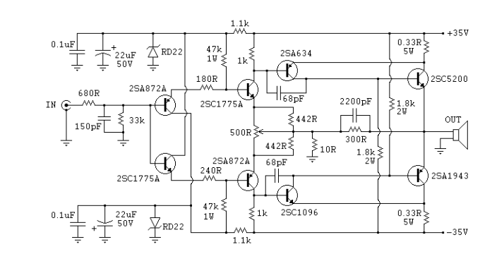 Solved below, reproduced from b AmplifierL is a design for a | Chegg.com