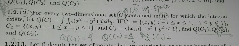Solved (1),@(C2), and Q(Cs). 1.2.12. For every | Chegg.com
