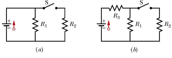 Solved The figure below shows two dierent circuits. The | Chegg.com