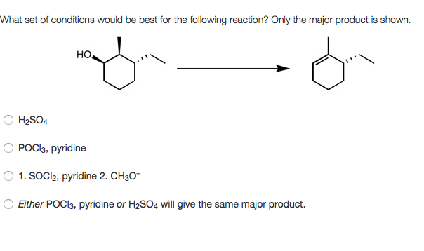 Solved What Is The Major Product Of The Following Reaction? | Chegg.com