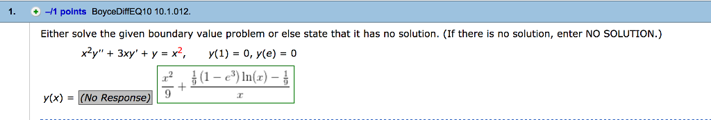 Solved Either solve the given boundary value problem or else | Chegg.com