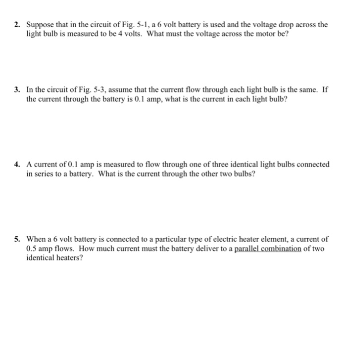 Solved Suppose that in the circuit of Fig. 51, a 6 volt