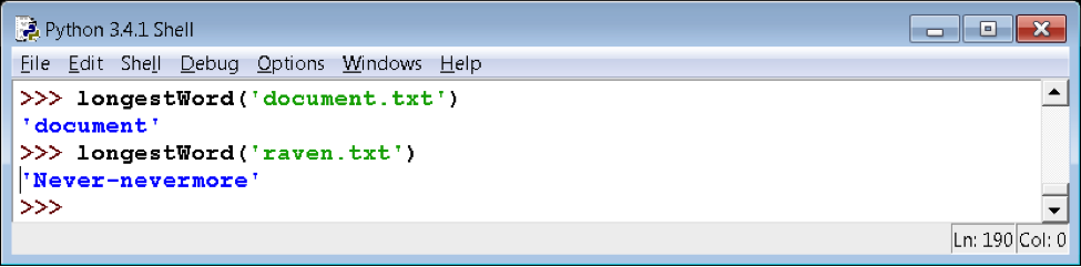 Solved 1. Write a function called longestWord that takes the | Chegg.com