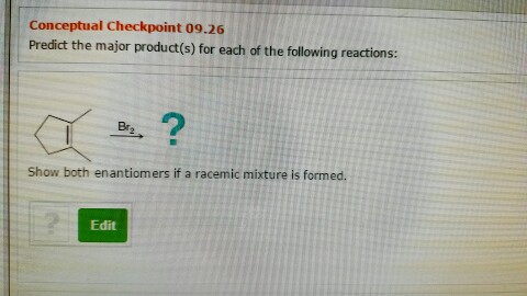 Solved Conceptual Checkpoint 09.26 Predict the major | Chegg.com