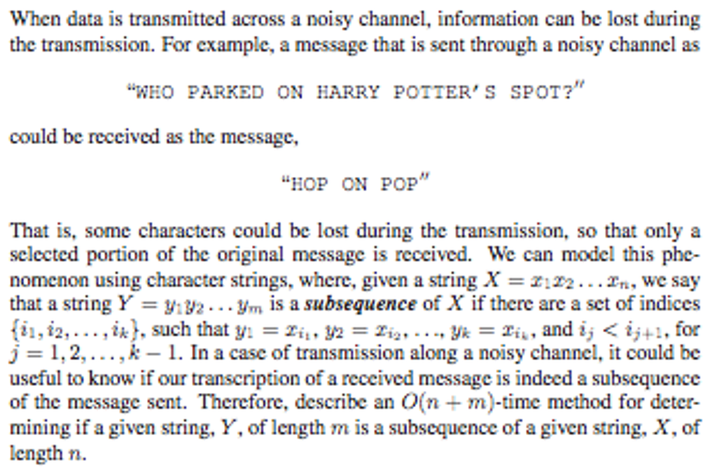 Solved When data is transmitted across a noisy channel.