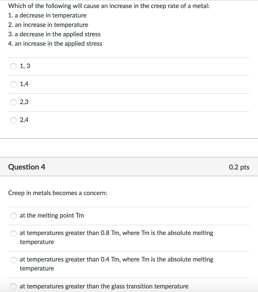 Solved Question 7 A Fatigue Test Was Conducted Using A Chegg Com