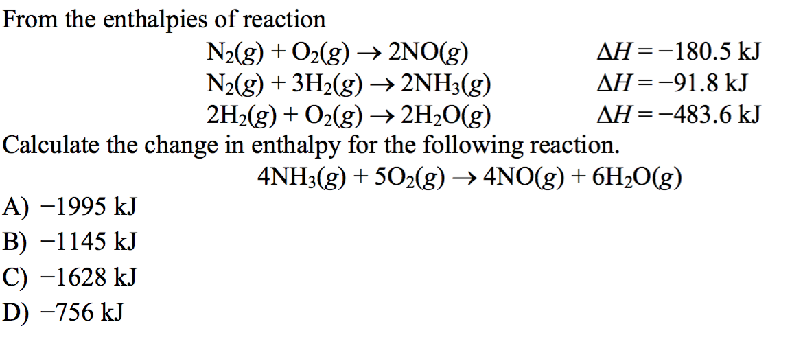 Solved Calculate The Enthalpy Change For This Reaction Chegg Hot Sex