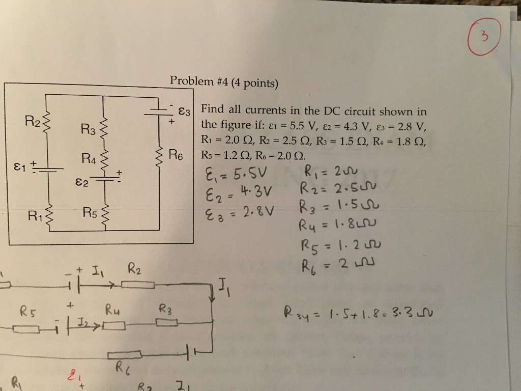 Solved Find All Currents In The DC Circuit Shown In The | Chegg.com