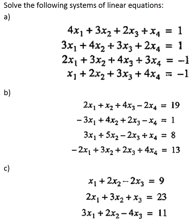 Сколько элементов имеет фср уравнения 4x1 3x2 2x3 x4 0