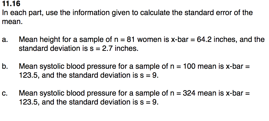 How To Calculate Standard Error