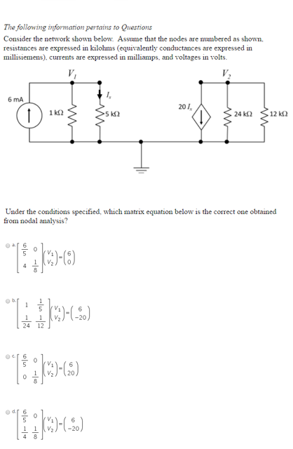 Solved Consider the network shown below. Assume that the | Chegg.com