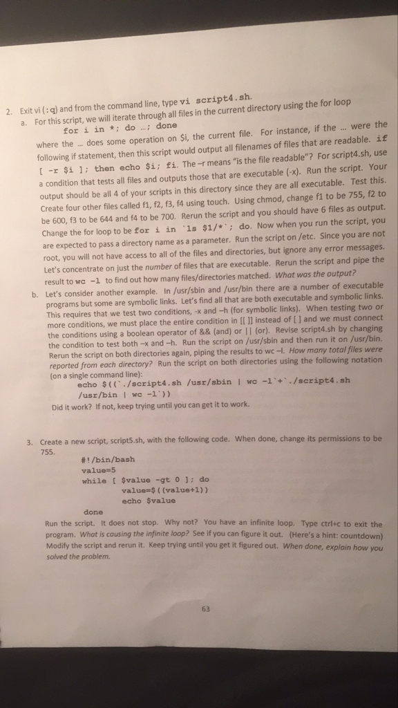 2 Exit Vi Q And From The Command Line Type Vi Chegg