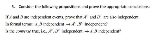 Solved Consider The Following Propositions And Prove The | Chegg.com