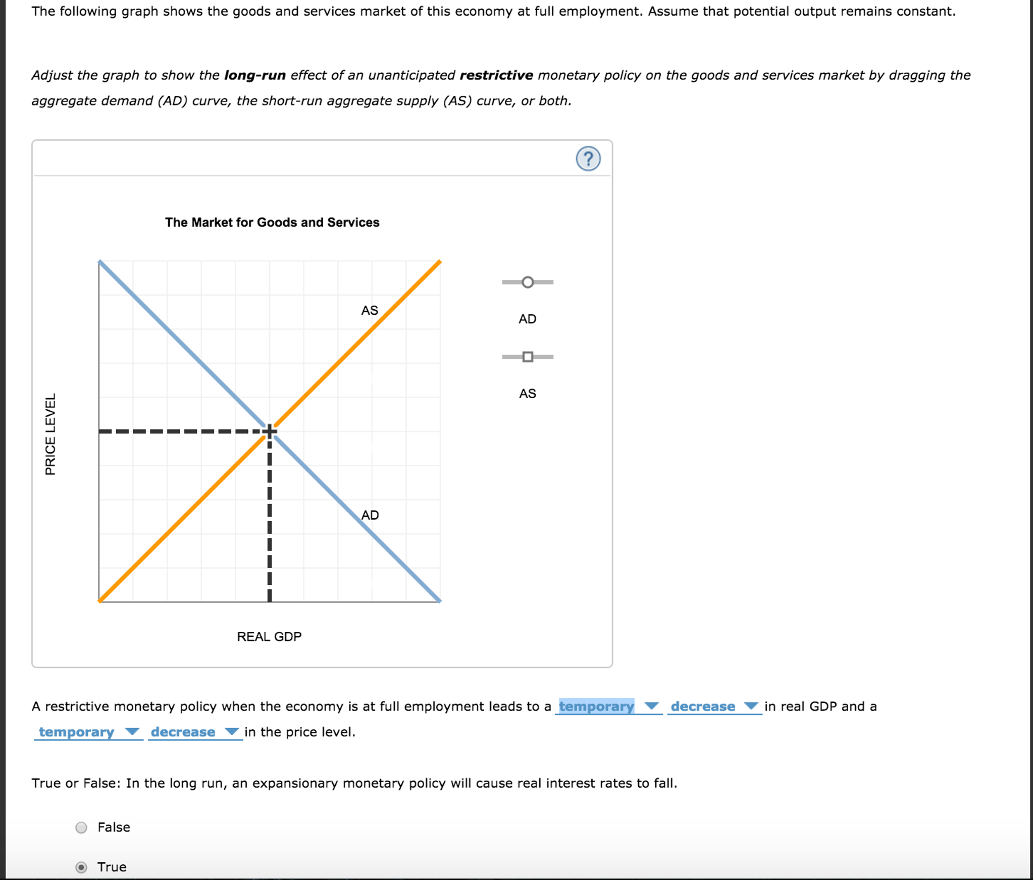 Solved 6. Monetary policy in the long run Consider a | Chegg.com