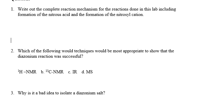 Solved Write Out The Complete Reaction Mechanism For The Chegg