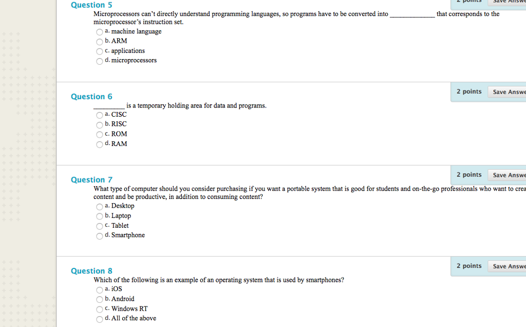 Solved Microprocessors can't directly understand programming