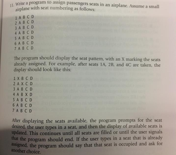 airplane seat assignment probability solution