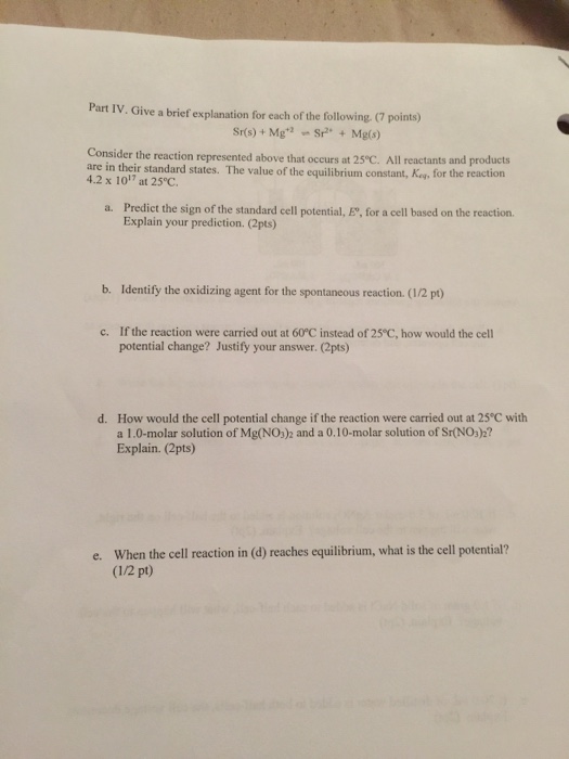 Solved Give a brief explanation for each of the following.