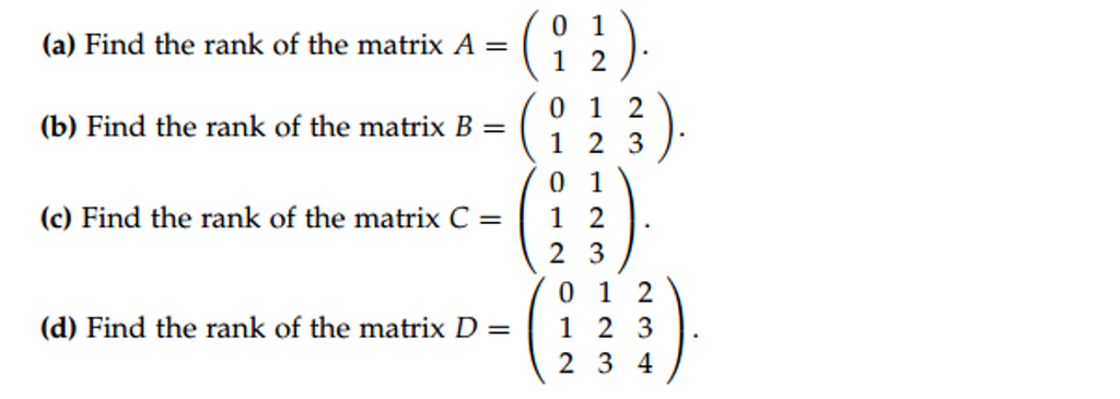 What Is Matrix Rank