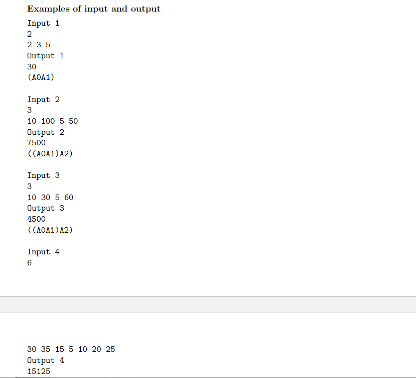 Solved Dynamic Programming: Optimal Matrix Chain Multipli- | Chegg.com