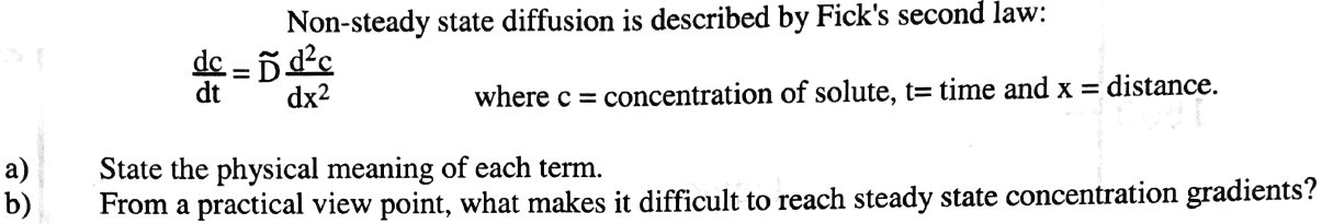 solved-non-steady-state-diffusion-is-described-by-fick-s-chegg