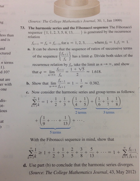 solved-the-harmonic-series-and-the-fibonacci-sequence-the-chegg