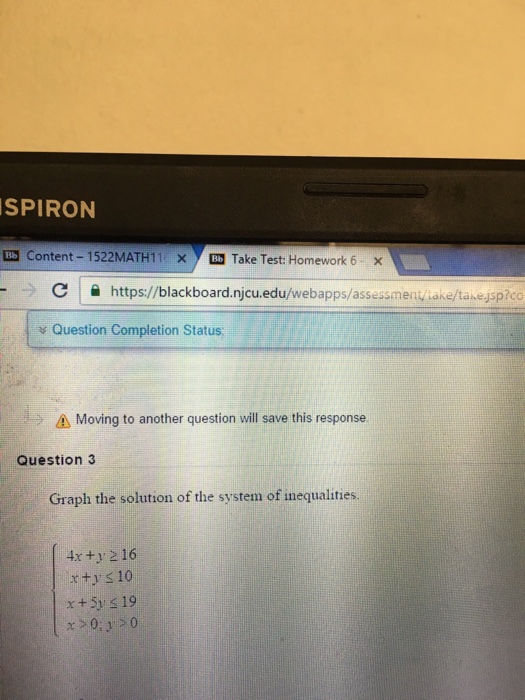 Solved SPIRON B Content1522MATH11 XTake Test Homework 6 X