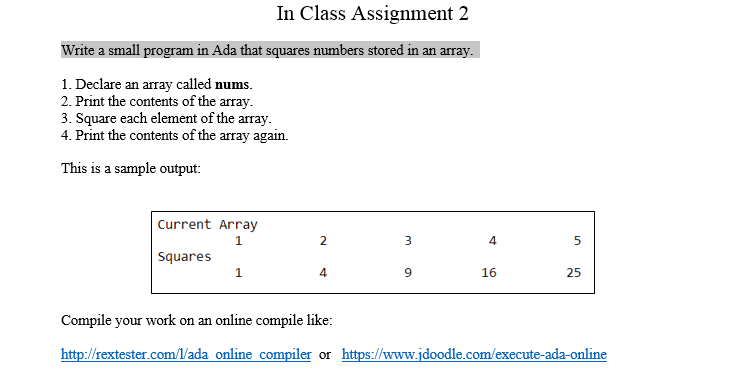 ada array assignment