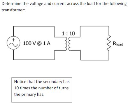 Solved Determine the voltage and current across the load for | Chegg.com