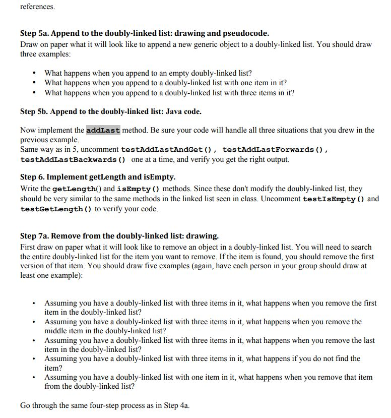 Solved The Lab Java Files List.java specifies the interface
