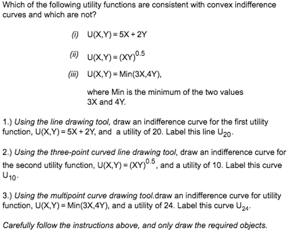 Solved Which of the following utility functions are | Chegg.com