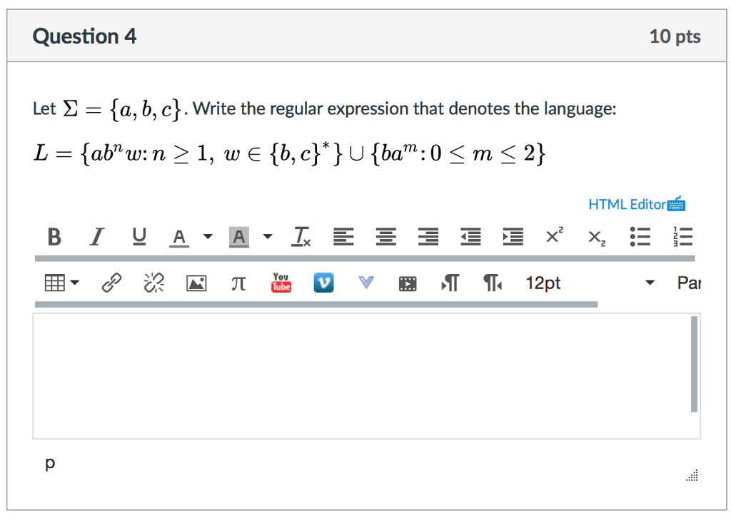 Solved Let Sigma = {a, B, C}. Write The Regular Expression | Chegg.com