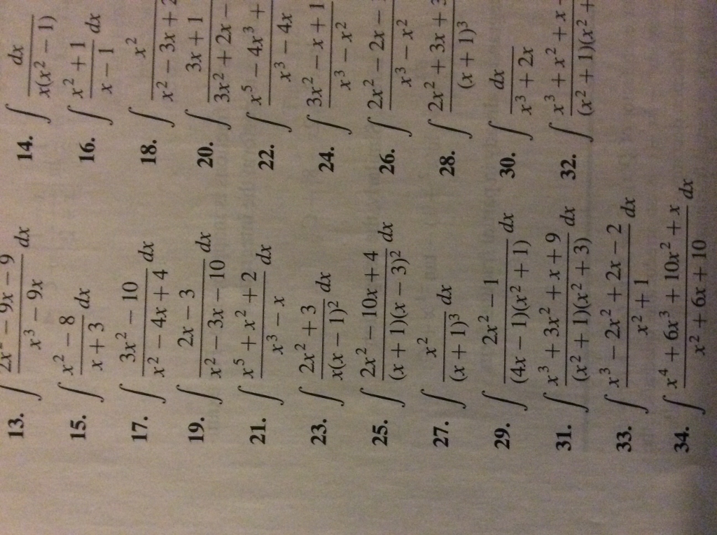 integral dari 4x 9x 2 dx adalah