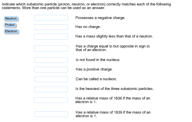 solved-indicate-which-subatomic-particle-proton-neutron-chegg